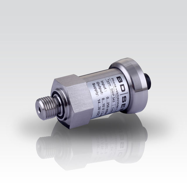 pressure transmitter for very low pressure with ISO 440 connector and G 1/4" pressure port
