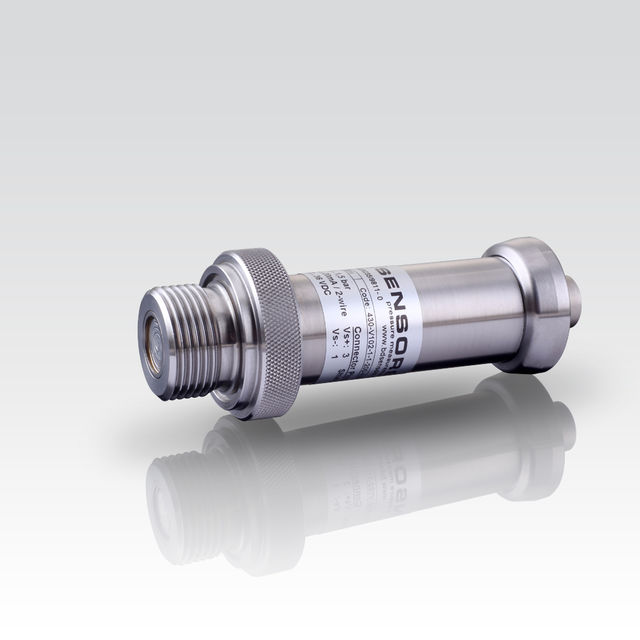 precision pressure transmitter with M12x1 connector and G1/2" pressure port